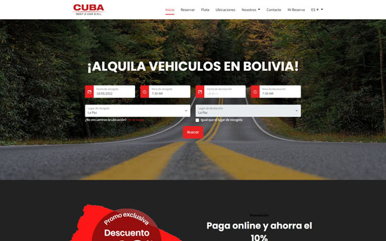 www.cubarentacar.com.bo
